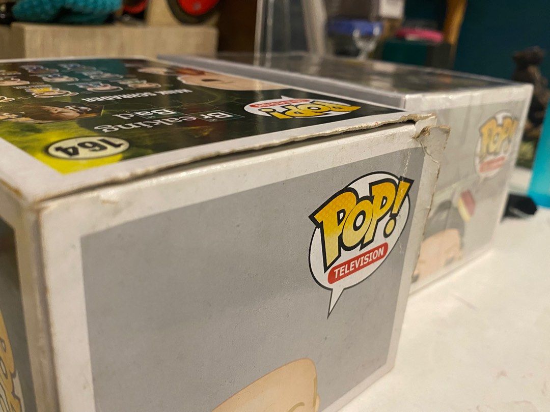 Funko Pop: Breaking Bad - Hank Schrader & Jesse Pinkman (Category: Designer & Blind Box Toys) located in Taguig. Submitted by giannimadrazo (Listing ID 1412816073, Image 2). Description: High resale value. Hank Schrader Condition: Never opened, scuffed box Price: PHP 8,500 Jesse Pinkman Condition: Mint and Sealed Price: PHP 5,500 Meetup: Market! Market! or SM Aura Shipping: Preferably within Metro Manila.