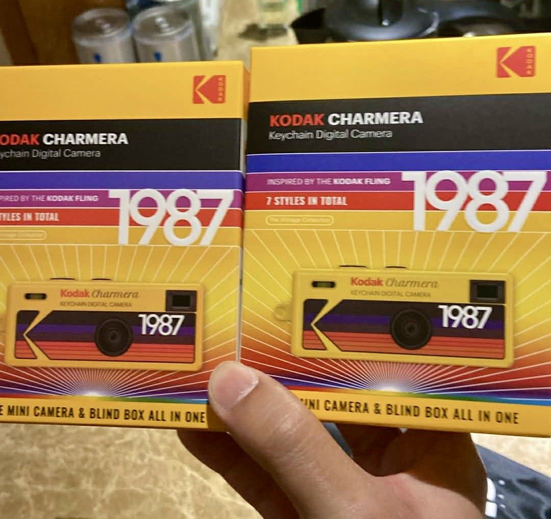 Kodak Charmera Blind Box (Category: Cameras) located in Makati City. Submitted by funkyfindsinc (Listing ID 1412776516, Image 1). Description: MOP: GCash, BPI, Maya MOD: Lalamove, Grab, LBC, J&T Pickup pin: Walter Mart Arnaiz Avenue Makati City Meetup: One Ayala Greenbelt Glorietta Walter Mart Makati.