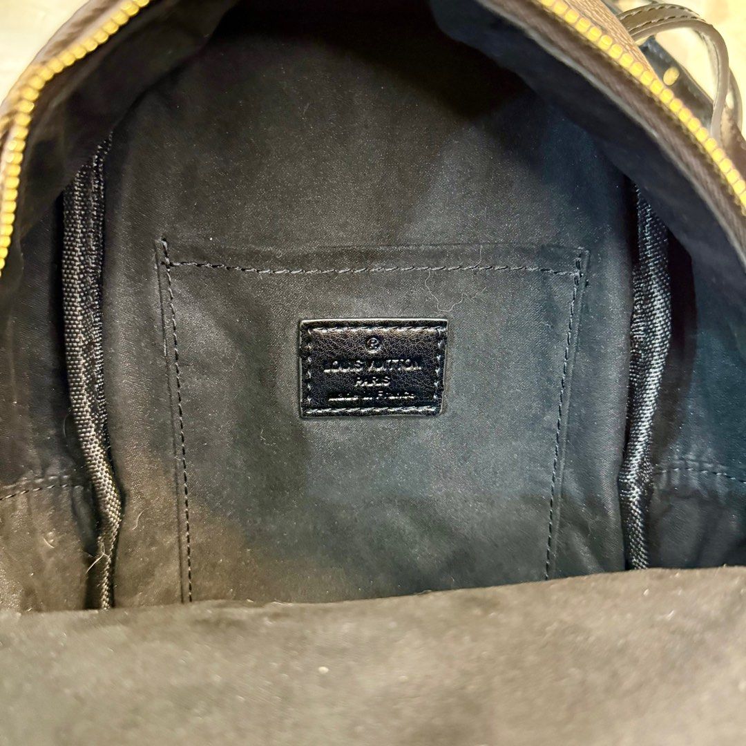 Louis Vuitton Palm Springs Mini Monogram Backpack (Category: Luxury Bags & Wallets) located in Manila. Submitted by lingdeguzman (Listing ID 1412733210, Image 3). Description: Louis Vuitton Palm Springs Mini Monogram Backpack ₱1,500 Preloved 8/10 condition.