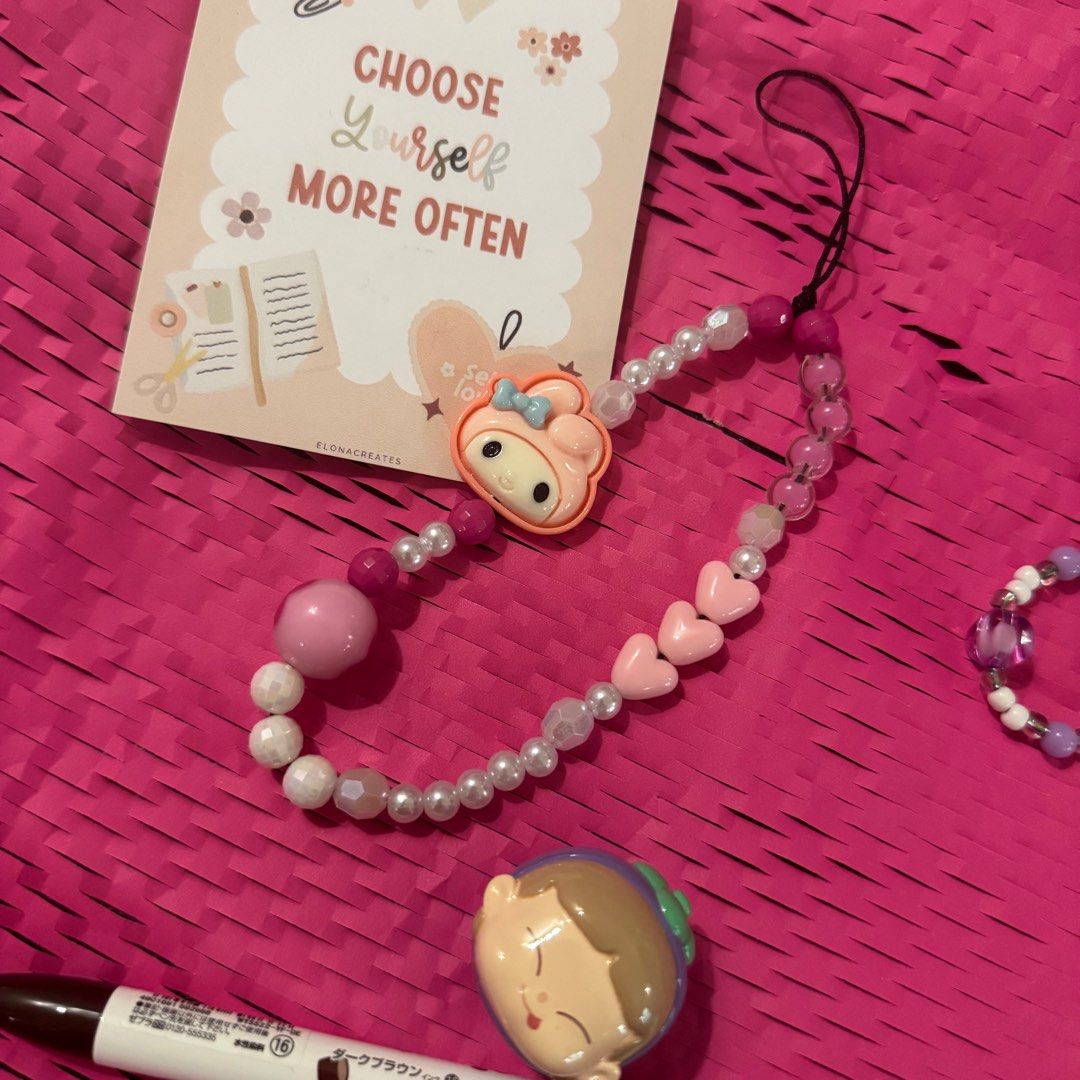 My Melody Phone Charm (Category: Other Accessories) located in Bulacan. Submitted by pamdcf (Listing ID 1412734279, Image 1). Description: My Melody phone charm - Comes with a loop for easy attachment. - Perfect for phones and accessories. NO COD pay now ship tomorrow Mop: gcash Mod: jnt/lalamove.