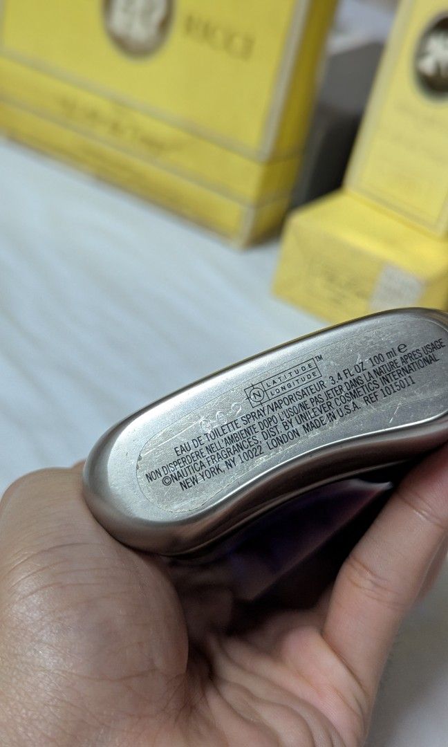 Nautica Latitude Longitude (Category: Fragrance & Deodorants) located in Marikina City. Submitted by bettercallson (Listing ID 1412727123, Image 2). Description: Discontinued 2002 Latitude Longitude by Nautica bottle only around 95ml 7,500 📍 Marikina.