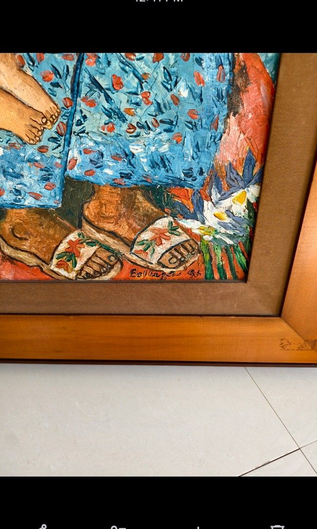 Norma Belleza (Category: Art & Prints) located in Makati City. Submitted by harvesting_game (Listing ID 1412749229, Image 2). Description: 1996 (good year) Norma Belleza oil on canvass 24 x 29 in has COA, picture and video with Mdme Norma Belleza (strong contender for National Artist) with the painting sadly letting it go because we need to make room for other pieces.. would like others to enjoy it!.