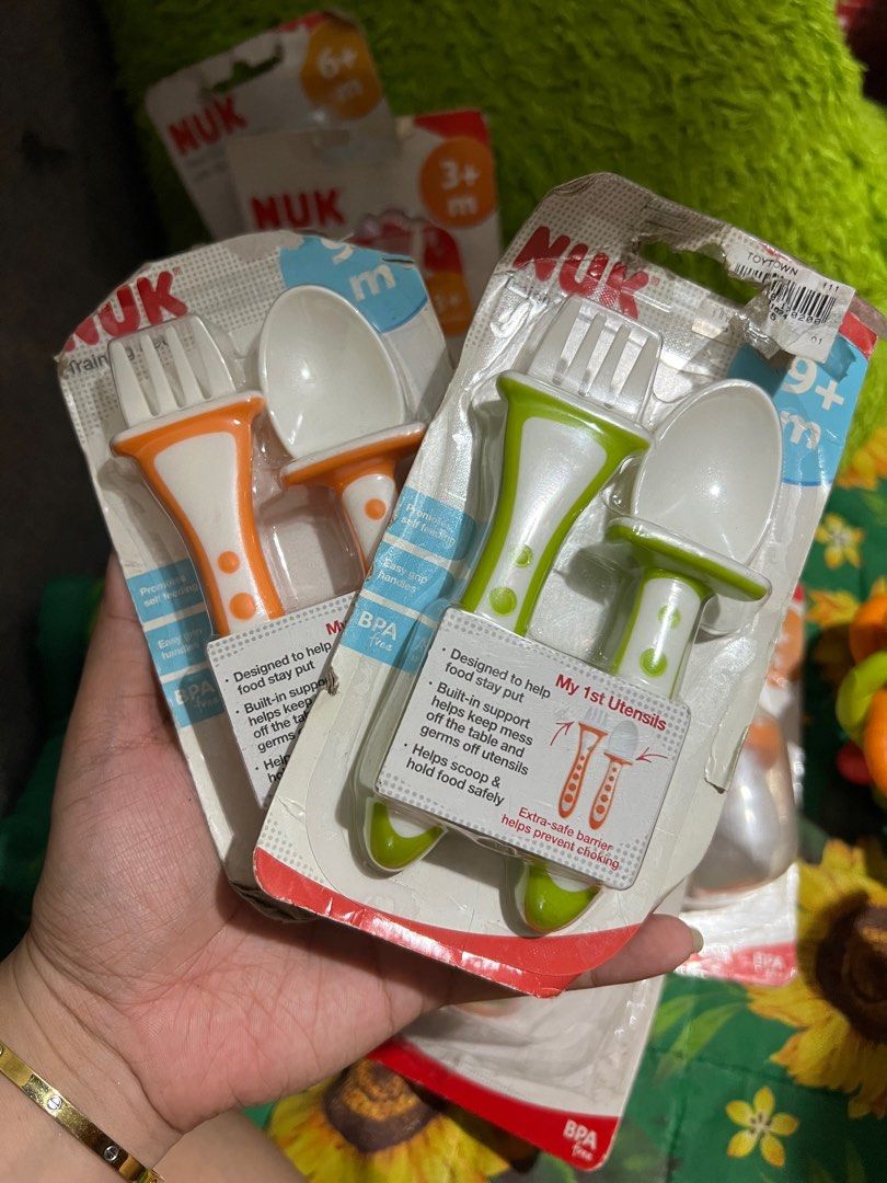 NUK My 1st Utensils - Fork and Spoon Set (Category: Weaning & Toddler Feeding) located in San Jose del Monte. Submitted by ohwieee (Listing ID 1412733442, Image 1). Description: .