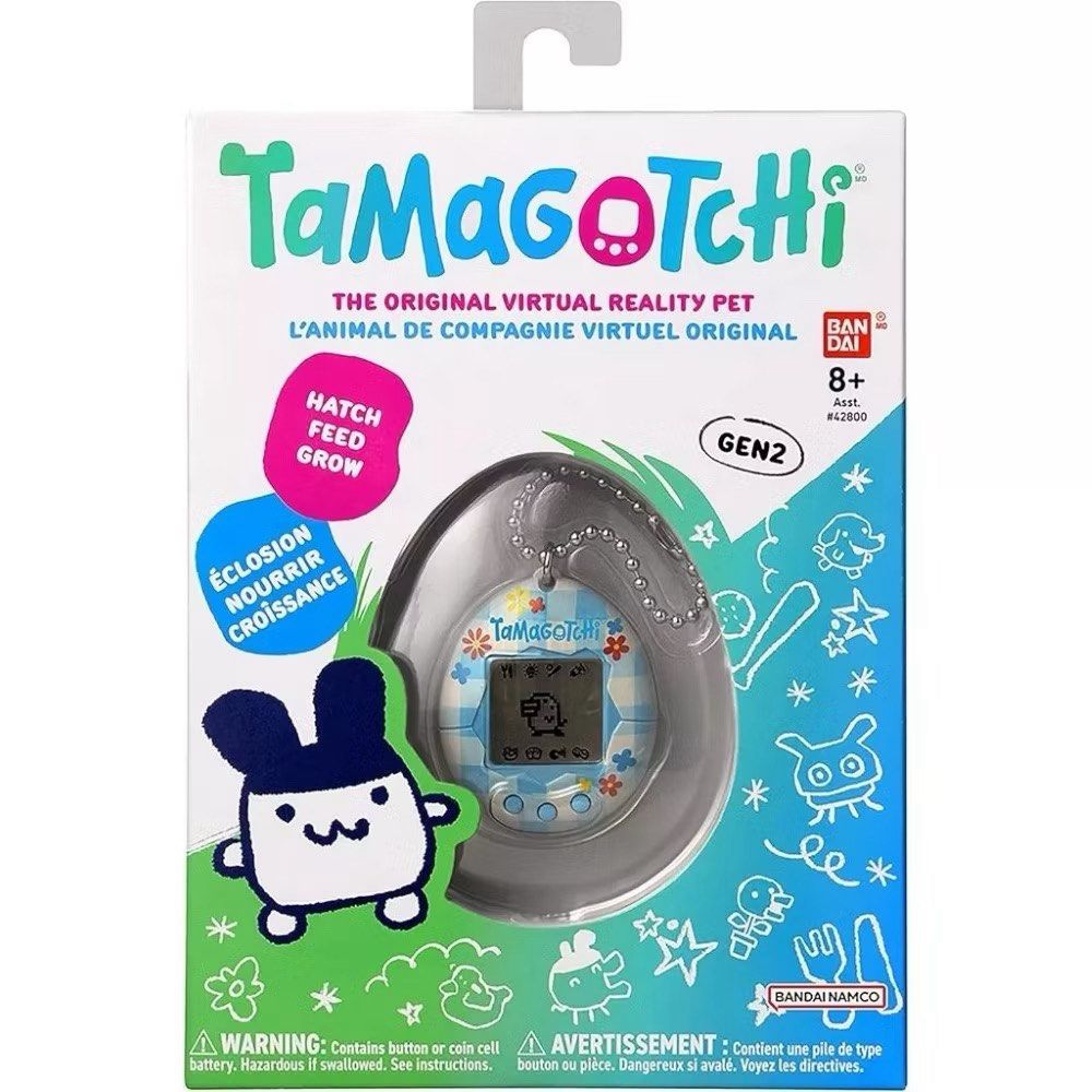 Original Bandai Tamagotchi - Electronic Handheld Virtual Pet Game, Digital Pet for Kids (Category: Interactive Toys) located in Singapore. Submitted by theguynextdoor__ (Listing ID 1412772172, Image 1). Description: - Original Bandai Tamagotchi - Gen 2 - Electronic handheld virtual pet game - Brand new in box - Suitable for kids aged 8+ - Features classic Tamagotchi gameplay: feed, care for, and play with your pet - Great for collectors and nosta
