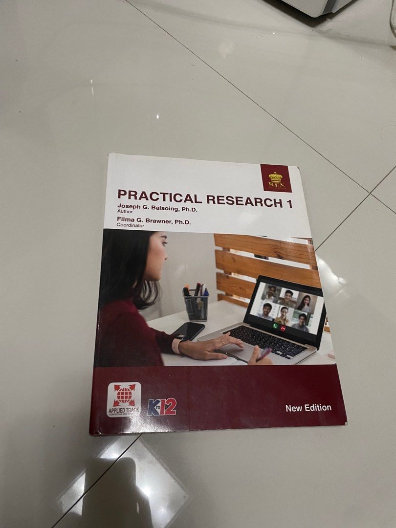 PRACTICAL RESEARCH 1 (Category: Textbooks) located in Mandaluyong City. Submitted by livelion-82b4 (Listing ID 1412835996, Image 1). Description: .