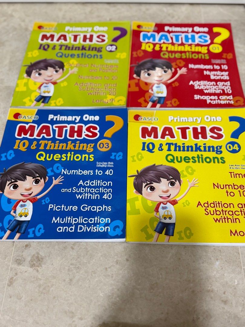 Primary One Maths IQ \u0026 Thinking Questions Workbooks, Hobbies \u0026 Toys, Books \u0026 Magazines ...