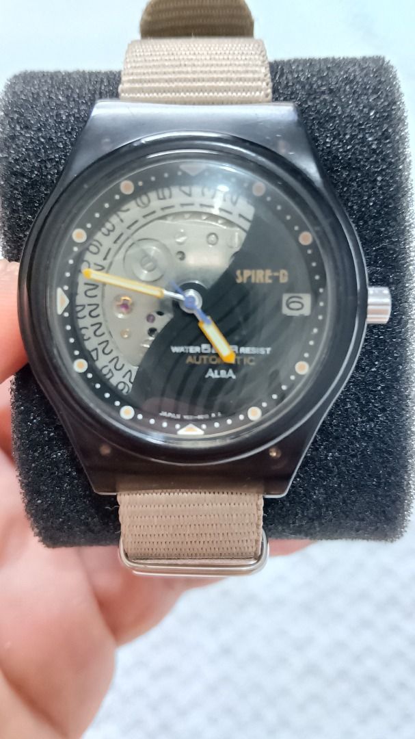 Rare Vintage Alba Bio-Ceramic Automatic Watch, Men's Fashion, Watches ...
