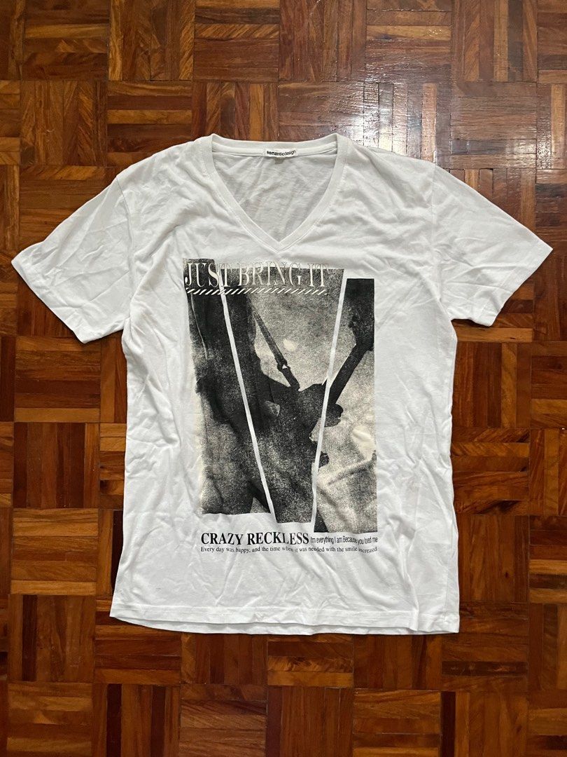 Semantic Design V-Neck (Category: Tshirts & Polo Shirts ) located in Paranaque City. Submitted by esotericgarbage_ (Listing ID 1412764171, Image 1). Description: 19x26.
