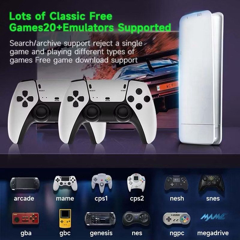 [SG Stock] 4K HD Video Game Console 64G Built-in 30000 +Games Retro ...