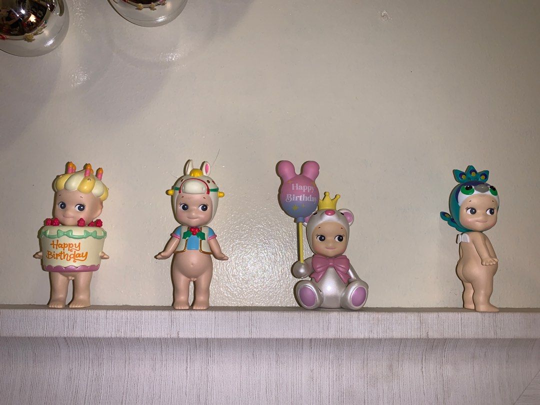 Sonny Angel (Category: Designer & Blind Box Toys) located in Quezon City. Submitted by declutterqa (Listing ID 1412807494, Image 1). Description: ⭐️ birthday cake 800 ⭐️horse 600 ⭐️secret birthday SOLD ⭐️ peacock 600 Please read before asking questions! 🪭 Items are slightly negotiable as I am heavily decluttering, no swaps/trades. 🧾 Payment via GCASH/BPI QR 🛵 Delivery within metro manila thru grab/lalamove booking by buyer. Delivery outside of
