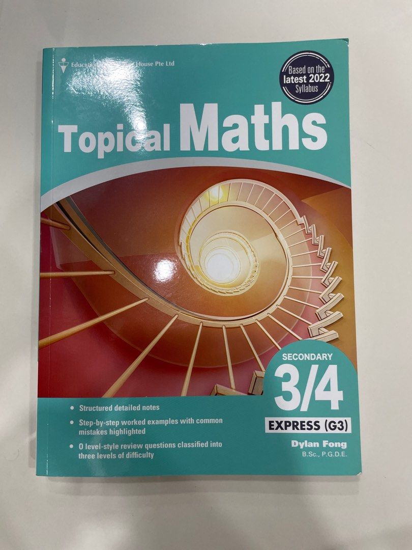 Topical Maths Secondary 3\/4 Express (G3), Hobbies \u0026 Toys, Books \u0026 Magazines, Textbooks on Carousell