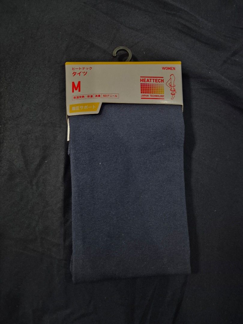 Uniqlo Heattech Leggings (Category: Other Bottoms) located in Manila. Submitted by jayveecatu14021 (Listing ID 1412773770, Image 2). Description: Uniqlo Heattech leggings for women. Available in navy blue. The size is available in M and L. These leggings are designed to keep you warm and comfortable. Perfect for layering during colder weather or for everyday wear. Made with Heattech technology for superior warmth..