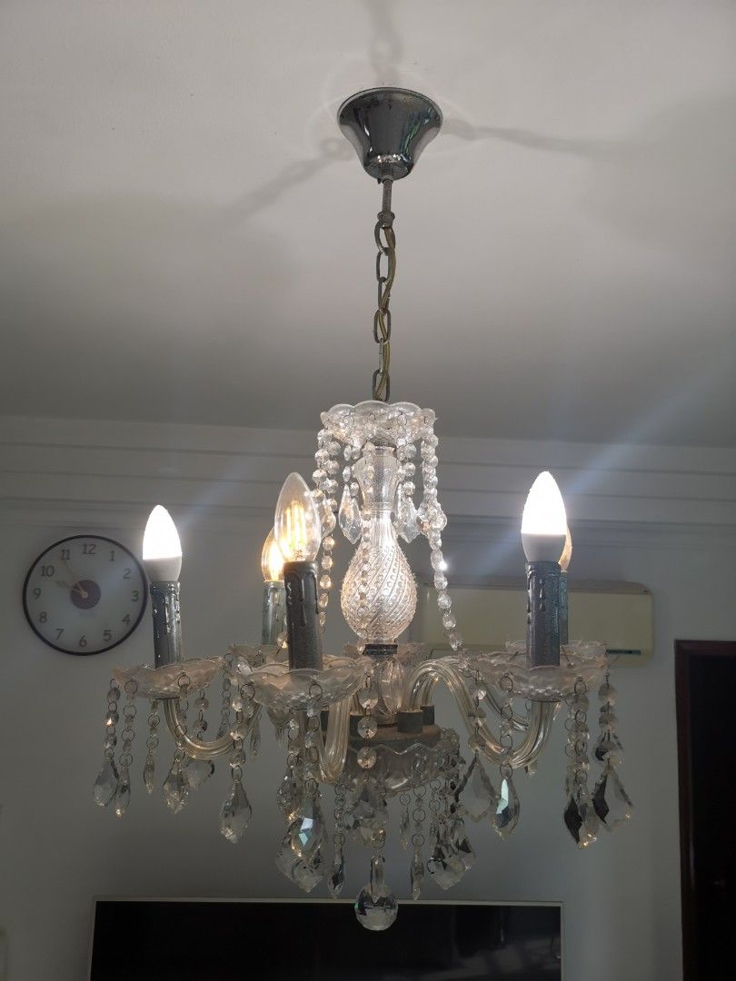Vintage Crystal Chandelier