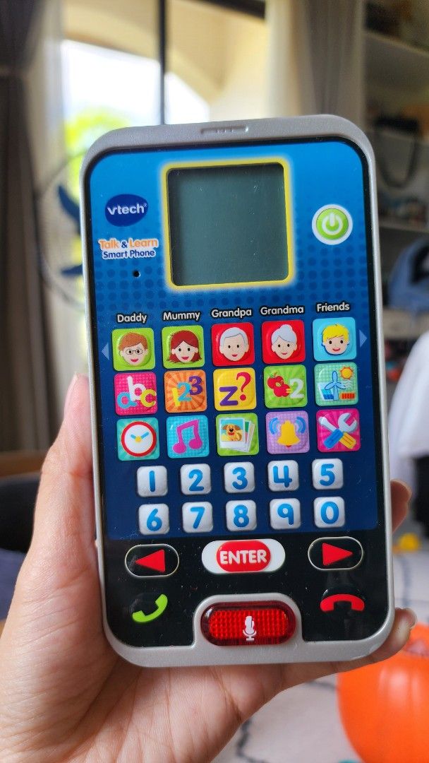 Vtech cellphone (Category: Infant Playtime) located in Muntinlupa City. Submitted by 7tablespoons (Listing ID 1412738236, Image 3). Description: - Vtech cellphone toy. - Colorful design. - Ideal for kids. - Great for pretend play and learning..