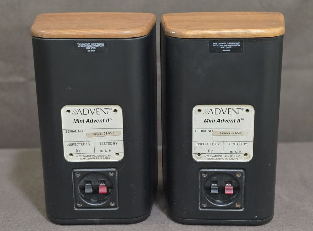 Advent Mini Advent II Speakers, Hobbies & Toys, Music & Media, Music ...