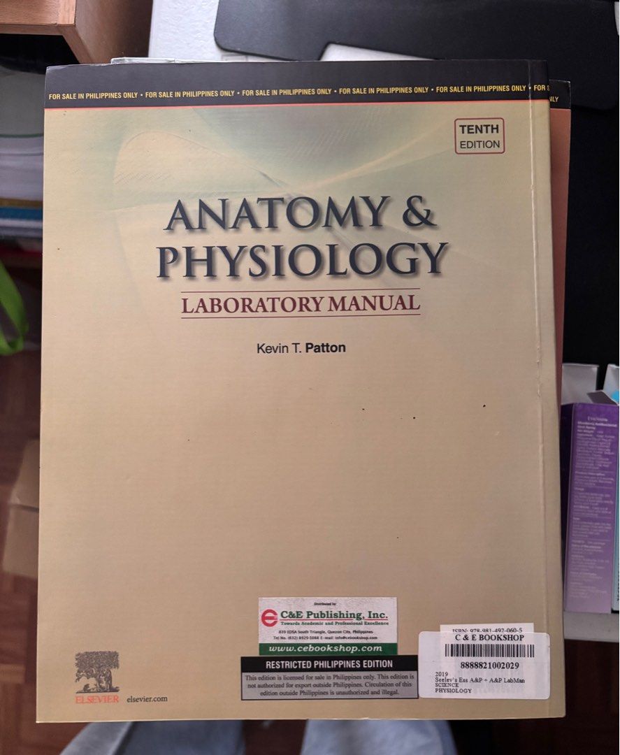 Anatomy & Physiology Laboratory Manual - Tenth Edition (Category: Textbooks) located in Manila. Submitted by ernjjj (Listing ID 1407842935, Image 2). Description: Original book.