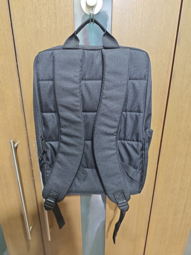ASUS Laptop Backpack Brand New (Category: Backpacks) located in San Juan City. Submitted by monstercombi (Listing ID 1407890589, Image 2). Description: ASUS backpack features a sleek, modern design. It has a main compartment and a front pocket. The back panel and shoulder straps are padded for comfort. Perfect for carrying your laptop and other essentials. Brand new with Plastic. San Juan City Location Buyer shoulders shipping fee.