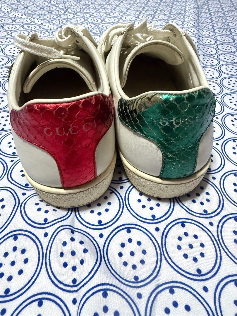Authentic Gucci leather ace sneakers (US 8) (Category: Sneakers) located in Cavite. Submitted by moriah.17 (Listing ID 1407904842, Image 3). Description: 100% authentic US 8 25cm.