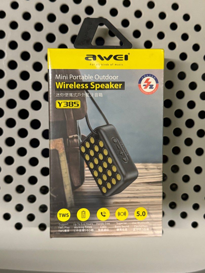 Awei mini portable wireless speaker (Category: Soundbars, Speakers & Amplifiers) located in Quezon City. Submitted by joyeusefille (Listing ID 1407870120, Image 1). Description: .
