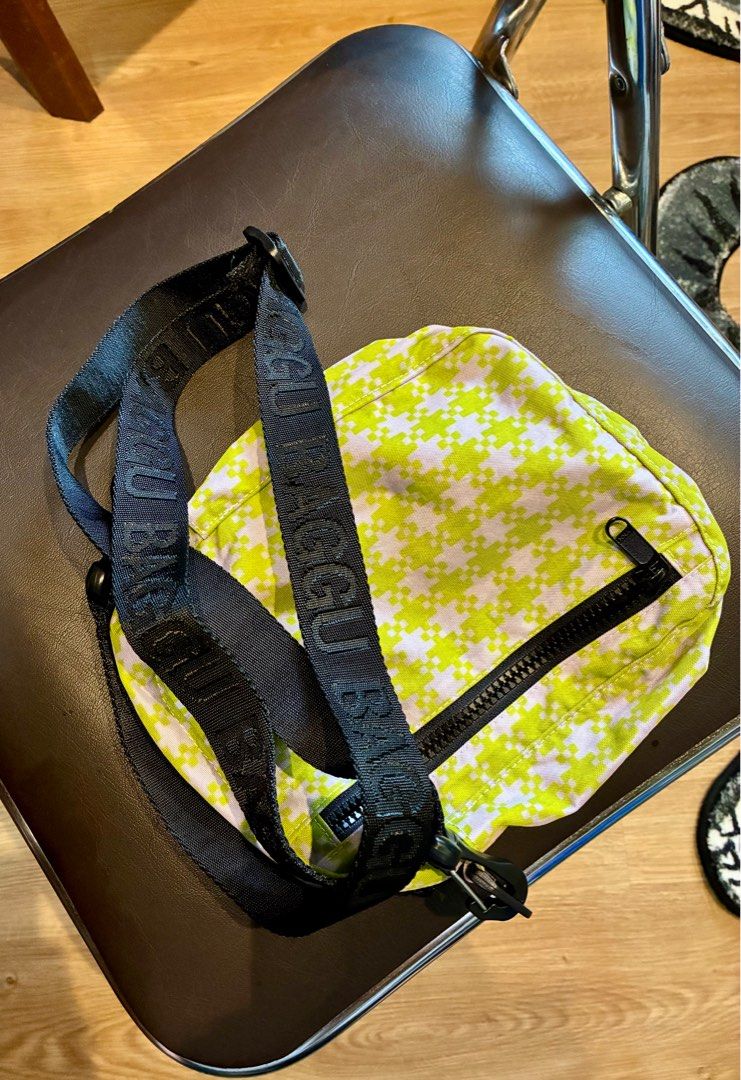 Rare! Baggu Crossbody Bag in Pixel Gingham (Category: Cross-body Bags) located in Dinalupihan. Submitted by isastumbles (Listing ID 1407840119, Image 3). Description: A result of my impulsiveness. This pink pistachio pixel gingham crossbody grabbed me by the heart but I never really used her - I’m not a crossbody human. Don’t underestimate this small bag. It can carry a mini water bottle, small notebooks, powerbank, phone, pens, quick snacks, toi