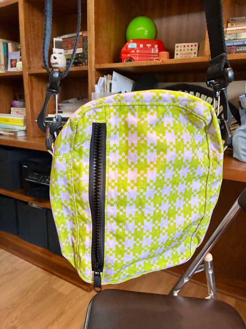 Rare! Baggu Crossbody Bag in Pixel Gingham (Category: Cross-body Bags) located in Dinalupihan. Submitted by isastumbles (Listing ID 1407840119, Image 1). Description: A result of my impulsiveness. This pink pistachio pixel gingham crossbody grabbed me by the heart but I never really used her - I’m not a crossbody human. Don’t underestimate this small bag. It can carry a mini water bottle, small notebooks, powerbank, phone, pens, quick snacks, toi