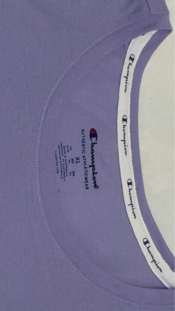 Champion XL tees (Category: Shirts) located in Rizal. Submitted by marispreloved (Listing ID 1407810574, Image 3). Description: .