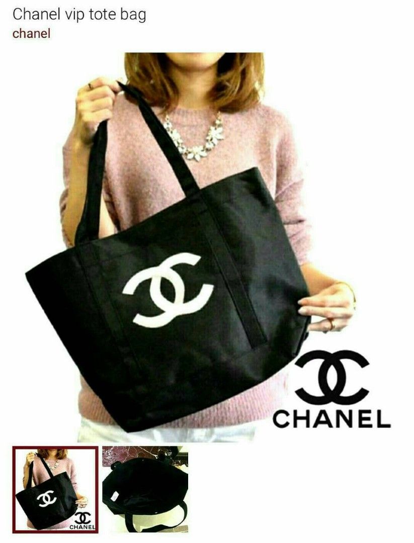 Chanel Sequin VIP Tote Bag (Category: Luxury Bags & Wallets) located in Cebu City. Submitted by alzbeastwear (Listing ID 1407928330, Image 2). Description: Chanel Black Precision VIP Tote Bag Medium Size Dimes Width - 12 Length - 16 Material - Polyster Nylon with Snap button closure Price - 1,500 + sf.