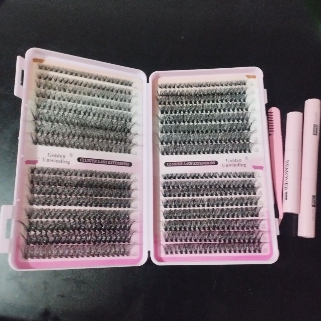 Cluster Lashes Extensions Set (Category: Makeup) located in Tarlac. Submitted by zy.aniks (Listing ID 1407847247, Image 2). Description: Includes: Tweezers Bond and Seal Lash Remover MOP: Gcash.