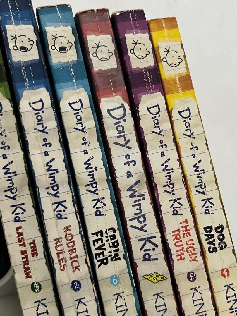 Diary of a Wimpy Kid Book Set (Category: Children's Books) located in Muntinlupa City. Submitted by springcart (Listing ID 1407841144, Image 1). Description: 175 per book 900 take all negotiable .
