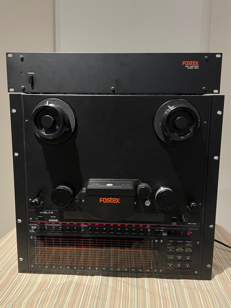 Fostex e16 tape recorder 盤帶機, 耳機及錄音音訊設備, 錄音機在旋轉拍賣
