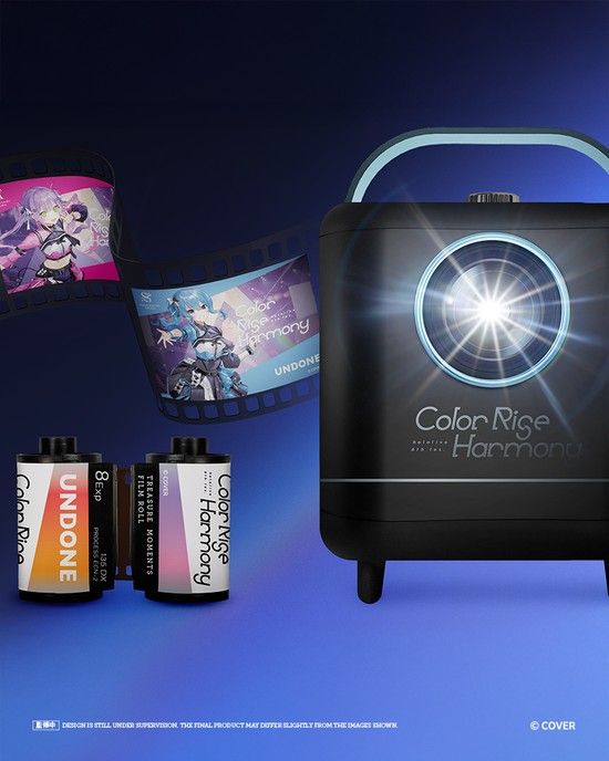 [Hololive] Undone x 6th Fes 'Color Rise Harmony' Watch & Projector Box ...