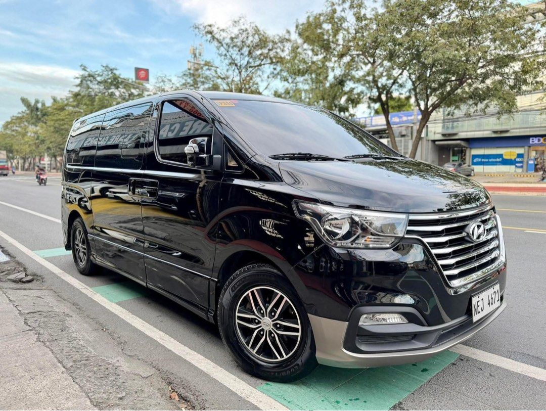 Hyundai Starex Platinum H-1 Auto (Category: Used Cars) located in Manila. Submitted by quality_cars (Listing ID 1407917328, Image 2). Description: 2019 Hyundai Starex Platinum H-1 Price: 1.295m ✅ FINANCING IN HOUSE & BANK ✅ TRADE IN ‼️ FULL OPTIONS - Platinum Edition ‼️ CASA MAINTAINED w/ records 2019 LTO Year Model 79tkm+ Mileage Reclining Captain Seats TV/DVD LCD Screen NEW Tires / Upgraded Mags Diesel - Automatic Transmission Spacious Interior