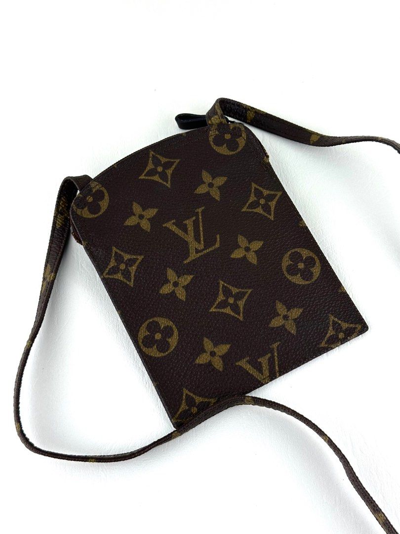 LV Monogram Pochette Secret bag (Category: Luxury Bags & Wallets) located in Manila. Submitted by luvluxe.mnl (Listing ID 1407910793, Image 3). Description: Vintage Piece! Rare find Come with box, paper bag and provided dustbag Excellent to like new condition Mini size— can fit money or passport or vape or cardholder. Price on other reseller online is $521 + Steal item!! Can be shoulder bag, neck bag or crossbody bag .