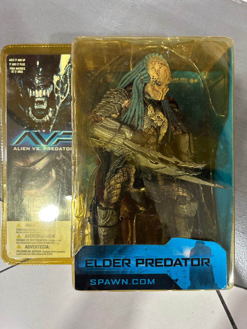 McFarlane AVP Alien VS Predator Elder Predator Action Figure Rare ...
