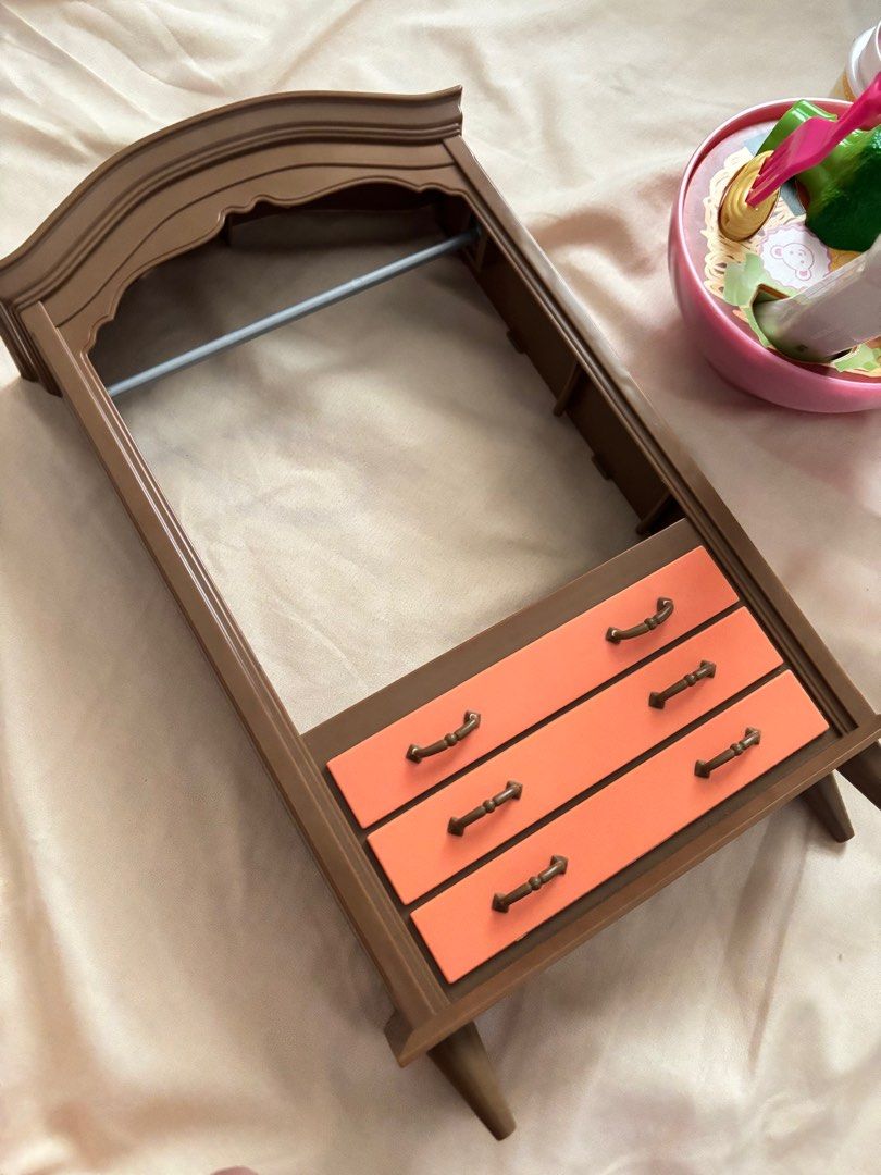 My Scene Getting Ready Wardrobe Playset (Category: Kids Toys) located in Rizal. Submitted by musthavedolls (Listing ID 1407844415, Image 1). Description: Part of the Getting Ready Playset of Chelsea Flaw: the 1st drawer handles (see pic) RFS: duplicate.