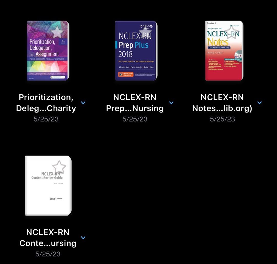 NCLEX PDF BOOKS (Category: Textbooks) located in Makati City. Submitted by reinadigitals (Listing ID 1407907862, Image 2). Description: PM me for Orders IG : acequeenz 50 each pdf book .