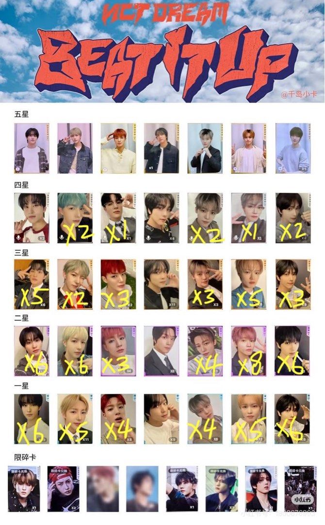 BOOK PHOTOCARD Official Up It Beat - DREAM NCT up it beat トレカ UP JUMP DREAM NCT VER 엔드림 KPOP タレントカード