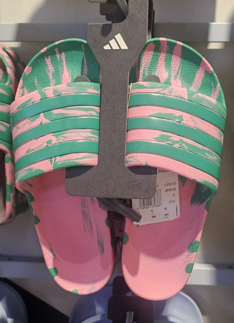 OG Adidas Adilette Aqua Slides (Category: Slippers & Slides) located in Calamba. Submitted by seline19 (Listing ID 1407890236, Image 1). Description: Choose three colors in case the first chosen color is not available.” sizes 6, 7, 8,9, 10, 11, 12.