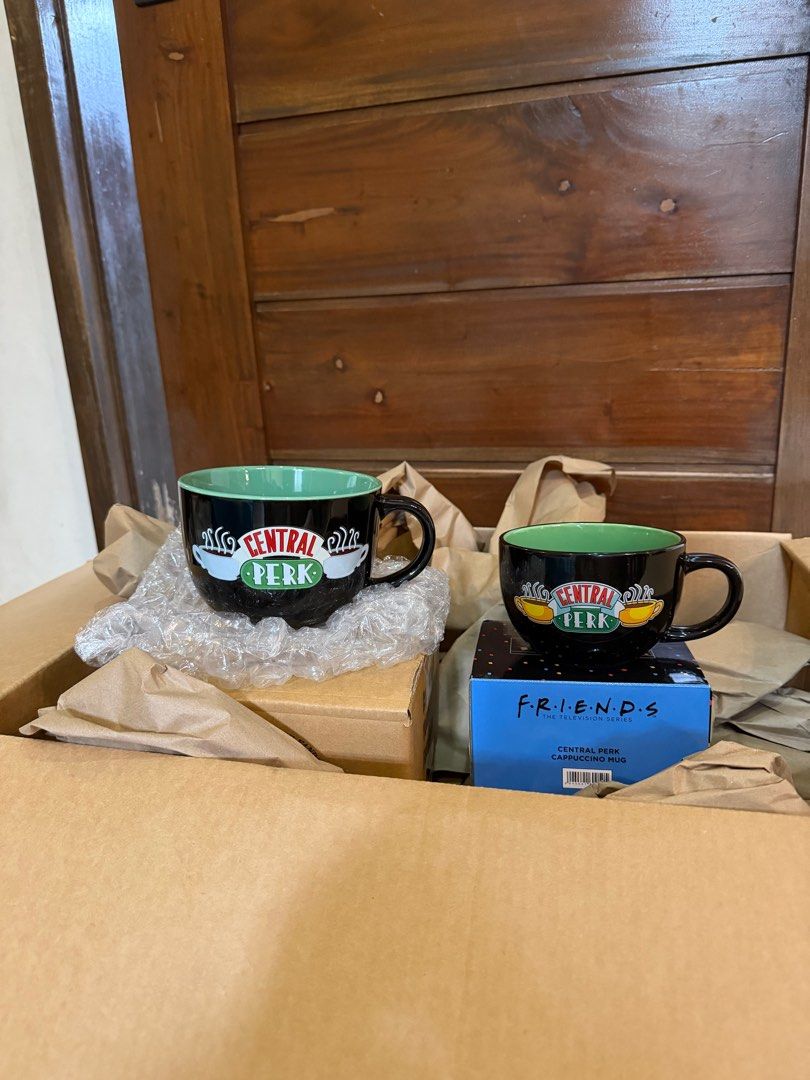 Oversized FRIENDS Central Perk mug (Category: Coffee & Tea Tableware) located in Binan City. Submitted by xx.garagesale (Listing ID 1407898606, Image 1). Description: From Silver Buffalo.