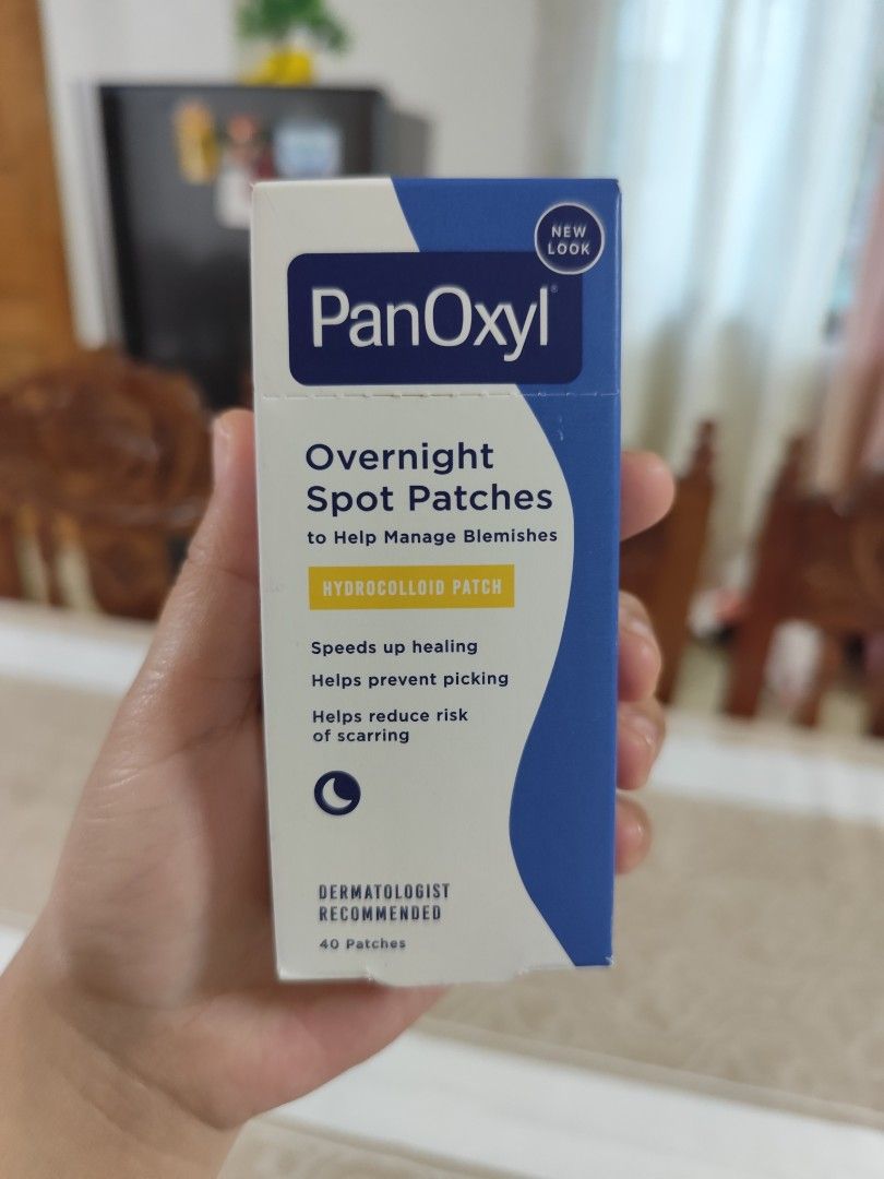 PanOxyl Overnight Spot Patches 40pcs (Category: Face Care) located in Tunga. Submitted by love_stuffs23 (Listing ID 1407777886, Image 1). Description: 💗 BRAND-NEW 💗 THIS WEEK LANG PO DUMATING 💗 BOUGHT ON 🍊 APP FOR 799 PESOS 💗 SEE PHOTOS PO FOR MORE QUIRES 💗 FREE SF FOR SURE AND SERIOUS BUYER 😊.