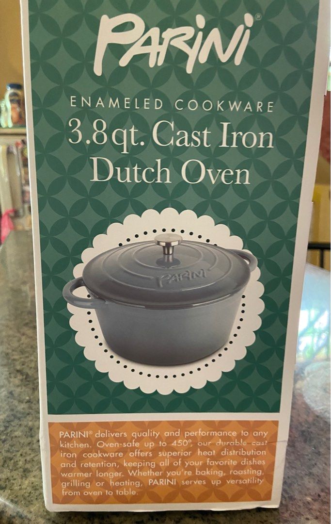 Parini 3.8qt Cast Iron Dutch Oven (Category: Cookware & Accessories) located in Bacoor. Submitted by scmom (Listing ID 1407772022, Image 3). Description: .