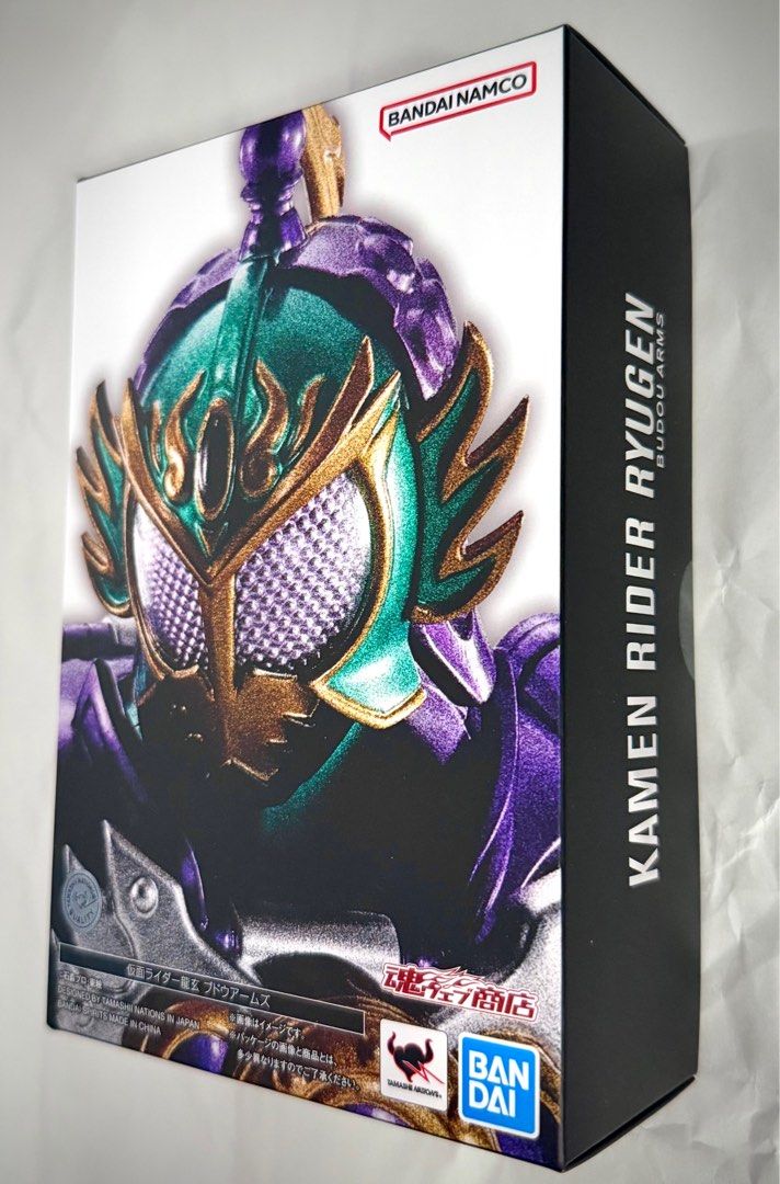 [Ready Stock!] SHF s.h.figuarts (Shinkocchou Seihou / SKC) Kamen Rider Ryugen Budou Arms - Premium Bandai Namco (Category: Toy Figures) located in Singapore. Submitted by wills.enterprise (Listing ID 1407782289, Image 1). Description: Ready stock! Come in brown box Collections 📍Meet-up: - Woodlands MRT, Sunday-Tuesday, 9 pm; Thursday-Saturday, 6 pm.