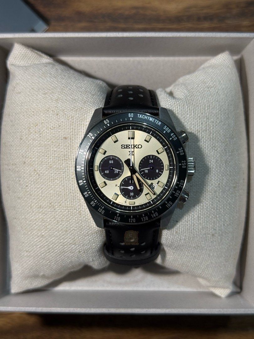 Seiko Prospex Speedtimer Solar Chronograph SBDL115 / SSC943 👀 (Category: Men's Watches) located in Manila. Submitted by ticktreadph (Listing ID 1407871282, Image 2). Description: Seiko Prospex Speedtimer Solar Chronograph SBDL115 / SSC943 👀 ✨ Key Specifications • Seiko Caliber V192 (Solar Quartz Chronograph) • Functions: Chronograph (up to 60 mins in 1/5 sec increments), 24-hour hand, Small seconds hand, Power Reserve Indicator, Date Display, O