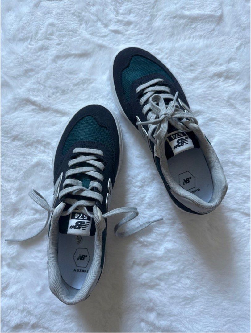 Snickers New Balance Blue Numeric 574 Vulc (Category: Sneakers) located in Bayan Lepas. Submitted by httpdons (Listing ID 1407855963, Image 1). Description: EU 42.