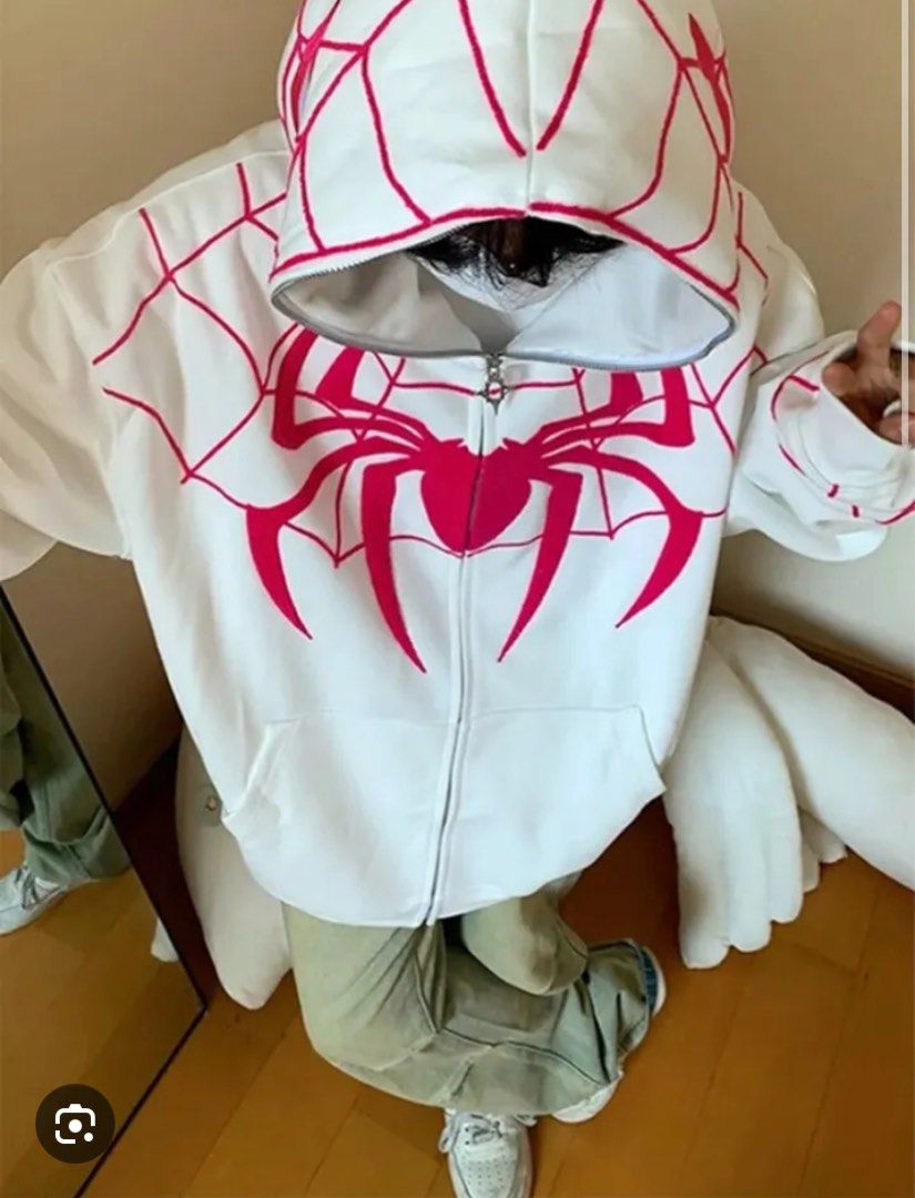 Spider Man HOODIE (Category: Coats, Jackets and Outerwear) located in Manila. Submitted by cheskaaa111 (Listing ID 1407780850, Image 2). Description: spider woman hoodie zip up High quality og price 1k.