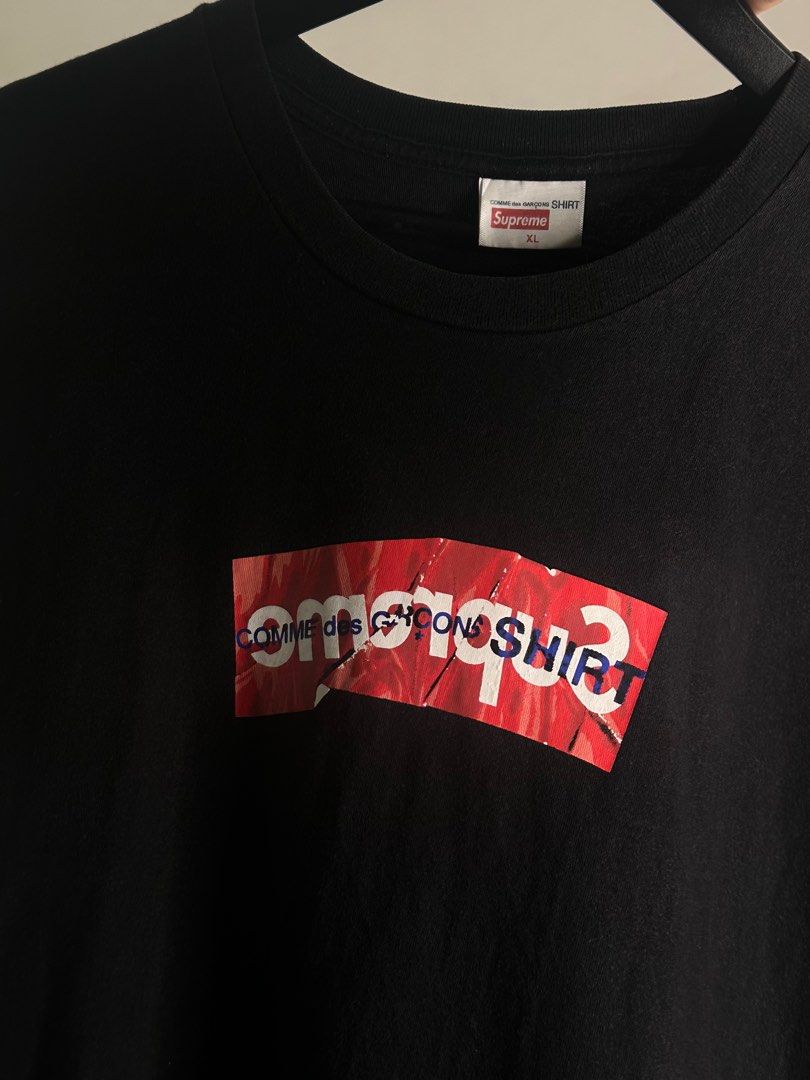 Supreme x Comme des Garcons Shirt (Category: Tshirts & Polo Shirts ) located in San Jose del Monte. Submitted by lc.thrift (Listing ID 1407924669, Image 2). Description: SUPREME X COMME DES GARCONS Size: L Dimension: L28.5 W22.5 Condition: Excellent Issue: None ₱900 + SF 𝙿𝙰𝚈𝙼𝙴𝙽𝚃 𝙵𝙸𝚁𝚂𝚃 𝙾𝙽𝙻𝚈 𝙽𝙾 𝙲𝙾𝙳 𝙼𝙾𝙳𝙴 𝙾𝙵 𝙿𝙰𝚈𝙼𝙴𝙽𝚃: 𝙶𝙲𝙰𝚂𝙷 𝙻𝙾𝙲𝙰𝚃𝙸𝙾𝙽: 𝚂𝙰𝙽 𝙹𝙾𝚂𝙴 𝙳𝙴𝙻 𝙼𝙾𝙽𝚃𝙴 𝙱𝚄𝙻𝙰𝙲𝙰𝙽 𝙲𝙾𝚄𝚁𝙸𝙴𝚁: 𝙹&𝚃 /