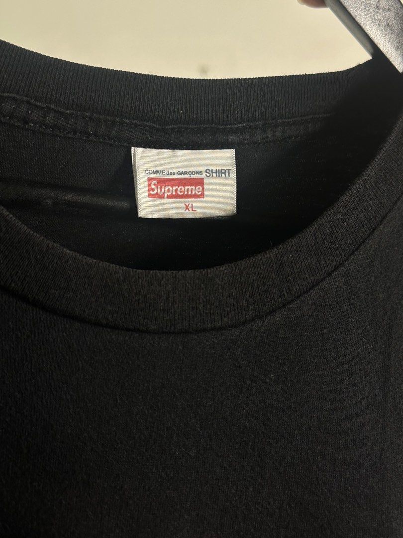 Supreme x Comme des Garcons Shirt (Category: Tshirts & Polo Shirts ) located in San Jose del Monte. Submitted by lc.thrift (Listing ID 1407924669, Image 3). Description: SUPREME X COMME DES GARCONS Size: L Dimension: L28.5 W22.5 Condition: Excellent Issue: None ₱900 + SF 𝙿𝙰𝚈𝙼𝙴𝙽𝚃 𝙵𝙸𝚁𝚂𝚃 𝙾𝙽𝙻𝚈 𝙽𝙾 𝙲𝙾𝙳 𝙼𝙾𝙳𝙴 𝙾𝙵 𝙿𝙰𝚈𝙼𝙴𝙽𝚃: 𝙶𝙲𝙰𝚂𝙷 𝙻𝙾𝙲𝙰𝚃𝙸𝙾𝙽: 𝚂𝙰𝙽 𝙹𝙾𝚂𝙴 𝙳𝙴𝙻 𝙼𝙾𝙽𝚃𝙴 𝙱𝚄𝙻𝙰𝙲𝙰𝙽 𝙲𝙾𝚄𝚁𝙸𝙴𝚁: 𝙹&𝚃 /