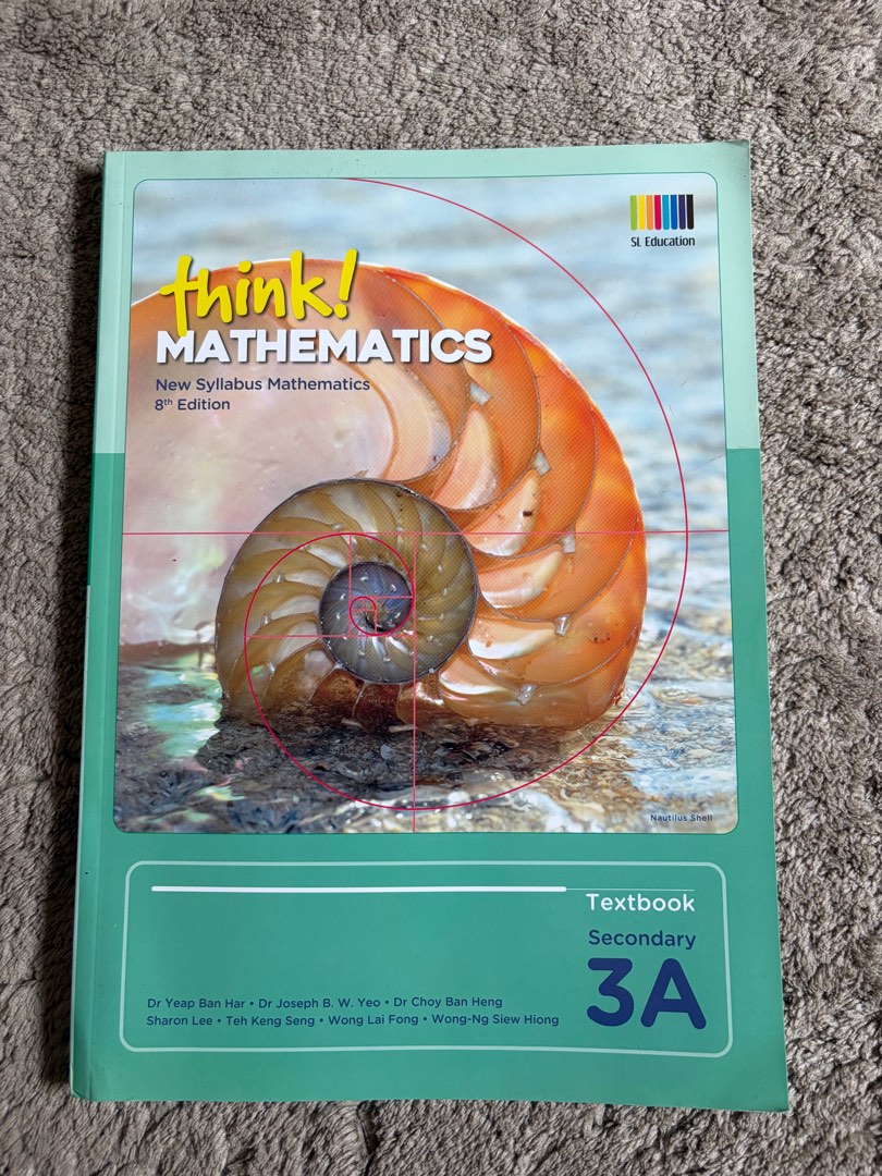 Think! Mathematics Textbook Secondary 3A, Hobbies & Toys, Books ...