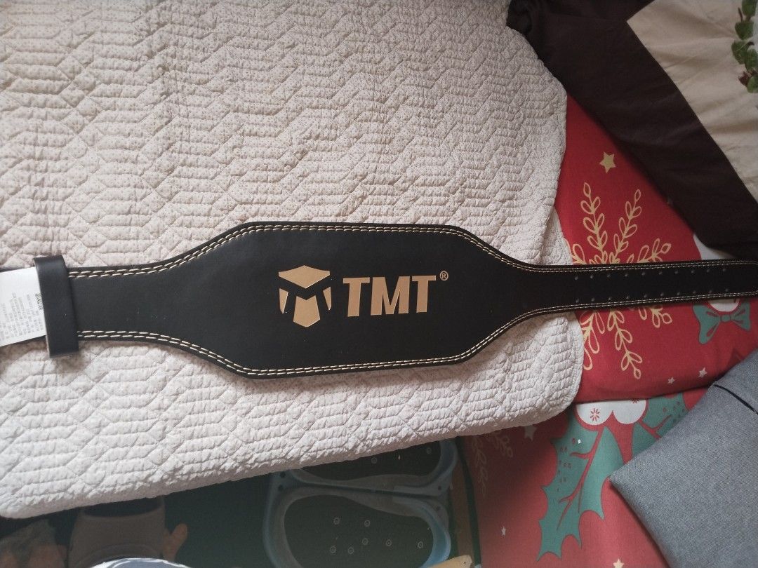 TMT Weightlifting Belt (Category: Toning & Stretching Accessories) located in Baguio. Submitted by truemoon_8567c6 (Listing ID 1407933690, Image 2). Description: back belt support for body builder. description inside all images please scan all for your reference. .