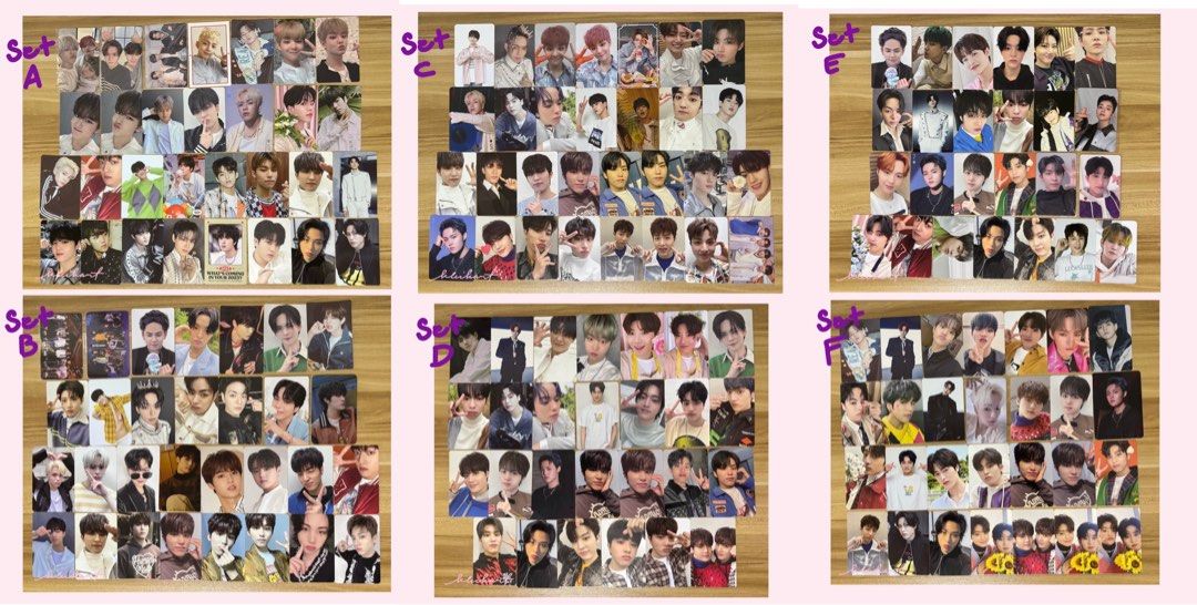 TREASURE Photocards - Sets A, B, C, D, E, F (Category: K-Wave Merchandise) located in Manila. Submitted by kleideclutters (Listing ID 1407767460, Image 1). Description: wts lfb treasure photocards ph ₱1500 per set (approx. ₱50-60 per pc) album, pob, yg, welcoming collection ktown hyunsuk jihoon junkyu yoshi jaehyuk asahi doyoung jeongwoo haruto junghwan yedam mashiho trsr.